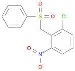 Benzene, 1-chloro-3-nitro-2-[(phenylsulfonyl)methyl]-