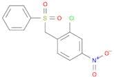 Benzene, 2-chloro-4-nitro-1-[(phenylsulfonyl)methyl]-