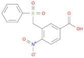 Benzoic acid, 4-nitro-3-[(phenylsulfonyl)methyl]-