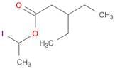 Pentanoic acid, 3-ethyl-, 1-iodoethyl ester