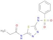 Propanamide, N-[5-[(phenylsulfonyl)amino]-1,3,4-thiadiazol-2-yl]-