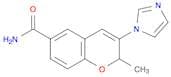 2H-1-Benzopyran-6-carboxamide, 3-(1H-imidazol-1-yl)-2-methyl-