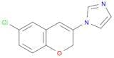 1H-Imidazole, 1-(6-chloro-2H-1-benzopyran-3-yl)-