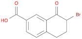 2-Naphthalenecarboxylic acid, 7-bromo-5,6,7,8-tetrahydro-8-oxo-