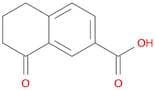 8-Oxo-5,6,7,8-tetrahydronaphthalene-2-carboxylic acid