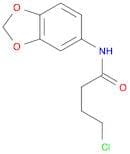 Butanamide, N-1,3-benzodioxol-5-yl-4-chloro-