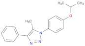 1H-1,2,3-Triazole, 5-methyl-1-[4-(1-methylethoxy)phenyl]-4-phenyl-