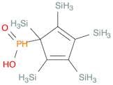 Phosphinic acid, (1,2,3,4,5-pentasilyl-2,4-cyclopentadien-1-yl)-