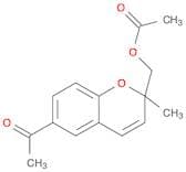 Ethanone, 1-[2-[(acetyloxy)methyl]-2-methyl-2H-1-benzopyran-6-yl]-