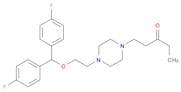 3-Pentanone, 1-[4-[2-[bis(4-fluorophenyl)methoxy]ethyl]-1-piperazinyl]-