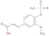 2-Propenoic acid, 3-[3-methoxy-4-[(methylsulfonyl)oxy]phenyl]-