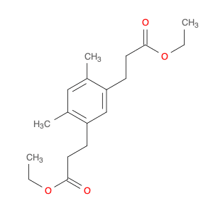 1,3-Benzenedipropanoic acid, 4,6-dimethyl-, diethyl ester