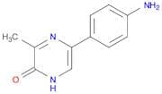 5-(4-Aminophenyl)-3-methylpyrazin-2(1H)-one