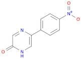 2(1H)-Pyrazinone, 5-(4-nitrophenyl)-