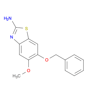 2-Benzothiazolamine, 5-methoxy-6-(phenylmethoxy)-