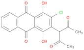 2-Chloro-3-(2,4-dioxopentan-3-yl)-1,4-dihydroxyanthracene-9,10-dione