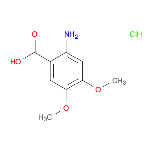 Benzoic acid, 2-amino-4,5-dimethoxy-, hydrochloride