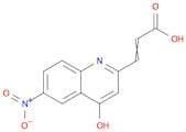 2-Propenoic acid, 3-(4-hydroxy-6-nitro-2-quinolinyl)-