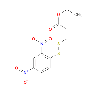 Propanoic acid, 3-[(2,4-dinitrophenyl)dithio]-, ethyl ester