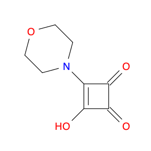3-Cyclobutene-1,2-dione, 3-hydroxy-4-(4-morpholinyl)-