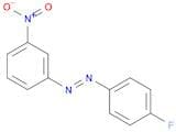 Diazene, (4-fluorophenyl)(3-nitrophenyl)-, (E)-