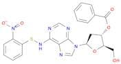 Adenosine, 2'-deoxy-N-[(2-nitrophenyl)thio]-, 3'-benzoate