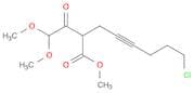 4-Octynoic acid, 8-chloro-2-(dimethoxyacetyl)-, methyl ester