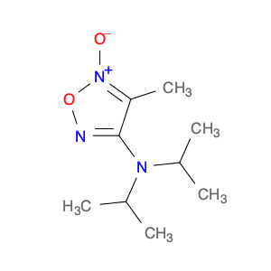 1,2,5-Oxadiazol-3-amine, 4-methyl-N,N-bis(1-methylethyl)-, 5-oxide