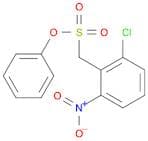 Benzenemethanesulfonic acid, 2-chloro-6-nitro-, phenyl ester