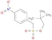 Benzenemethanesulfonic acid, 4-nitro-, 2,2-dimethylpropyl ester