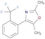 Oxazole, 2,5-dimethyl-4-[2-(trifluoromethyl)phenyl]-