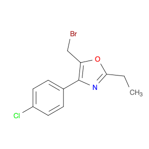 Oxazole, 5-(bromomethyl)-4-(4-chlorophenyl)-2-ethyl-
