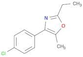 Oxazole, 4-(4-chlorophenyl)-2-ethyl-5-methyl-