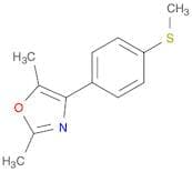 Oxazole, 2,5-dimethyl-4-[4-(methylthio)phenyl]-