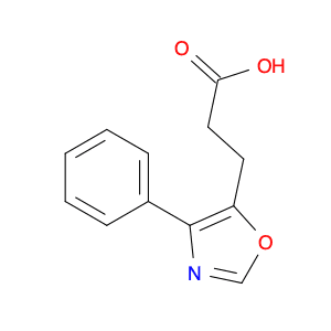 5-Oxazolepropanoic acid, 4-phenyl-