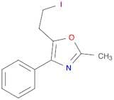 Oxazole, 5-(2-iodoethyl)-2-methyl-4-phenyl-