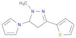 1H-Pyrazole, 4,5-dihydro-1-methyl-5-(1H-pyrrolyl)-3-(thienyl)-