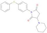 2,5-Pyrrolidinedione, 1-[4-(phenylthio)phenyl]-3-(1-piperidinyl)-