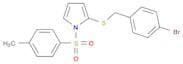 1H-Pyrrole, 2-[[(4-bromophenyl)methyl]thio]-1-[(4-methylphenyl)sulfonyl]-