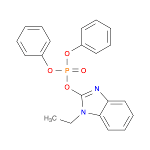 Phosphoric acid, 1-ethyl-1H-benzimidazol-2-yl diphenyl ester