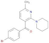 Methanone, (4-bromophenyl)[6-methyl-2-(1-piperidinyl)-3-pyridinyl]-
