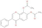 4H-1-Benzopyran-4-one, 7,8-bis(acetyloxy)-3-phenyl-