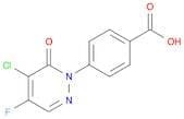 Benzoic acid, 4-(5-chloro-4-fluoro-6-oxo-1(6H)-pyridazinyl)-