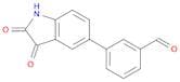 3-(2,3-Dioxoindolin-5-yl)benzaldehyde