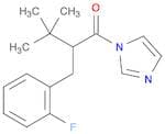 1H-Imidazole, 1-[2-[(2-fluorophenyl)methyl]-3,3-dimethyl-1-oxobutyl]-