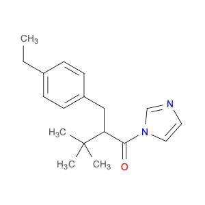 1H-Imidazole, 1-[2-[(4-ethylphenyl)methyl]-3,3-dimethyl-1-oxobutyl]-