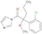 1H-Imidazole, 1-[2-(2-chlorophenyl)-2-methoxy-1-oxopentyl]-