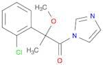 1H-Imidazole, 1-[2-(2-chlorophenyl)-2-methoxy-1-oxopropyl]-
