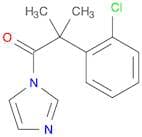 1H-Imidazole, 1-[2-(2-chlorophenyl)-2-methyl-1-oxopropyl]-