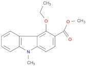 9H-Carbazole-3-carboxylic acid, 4-ethoxy-9-methyl-, methyl ester